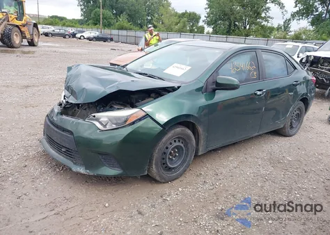 2014 Toyota Corolla Le from USA, damaged, VIN 5YFBURHE9EP173515